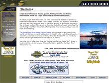 Tablet Screenshot of eagleriverguides.com